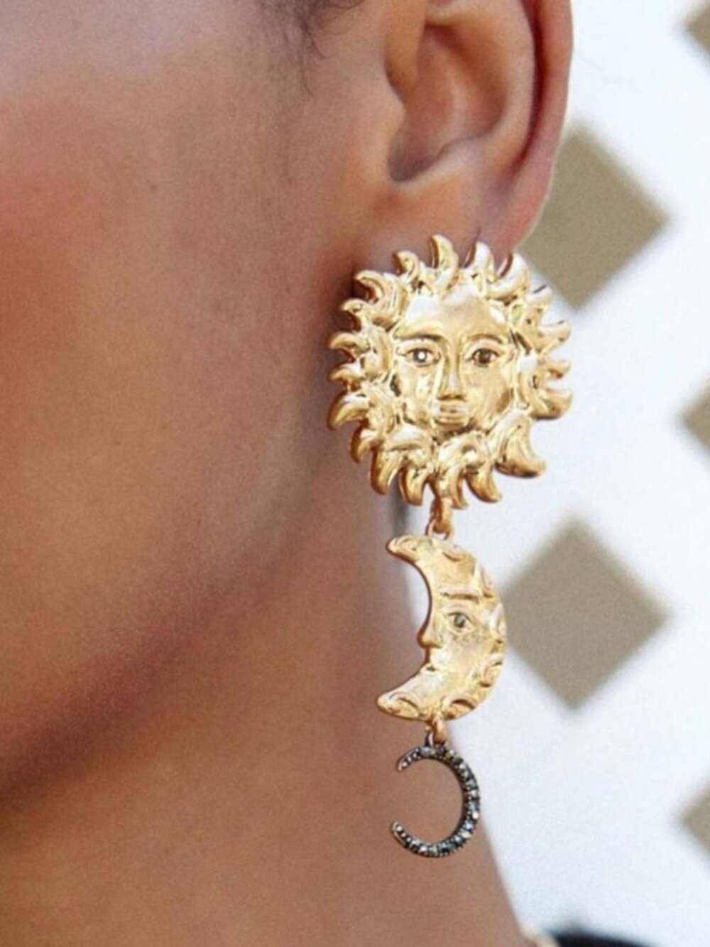 Sunand Moon Earrings1588